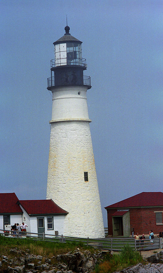 Lighthouse - Portland Head, Maine Photograph by Frank Romeo