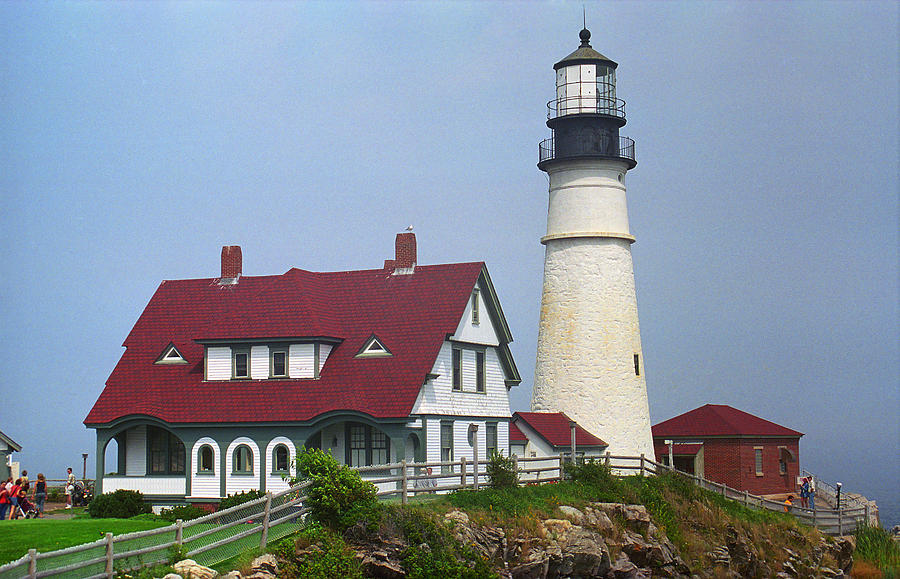Lighthouse - Portland Head Maine 2 Photograph by Frank Romeo