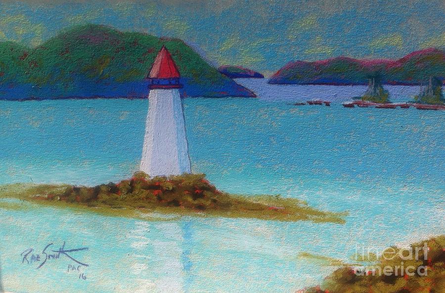 Lighthouse Prospect Road  Pastel by Rae  Smith