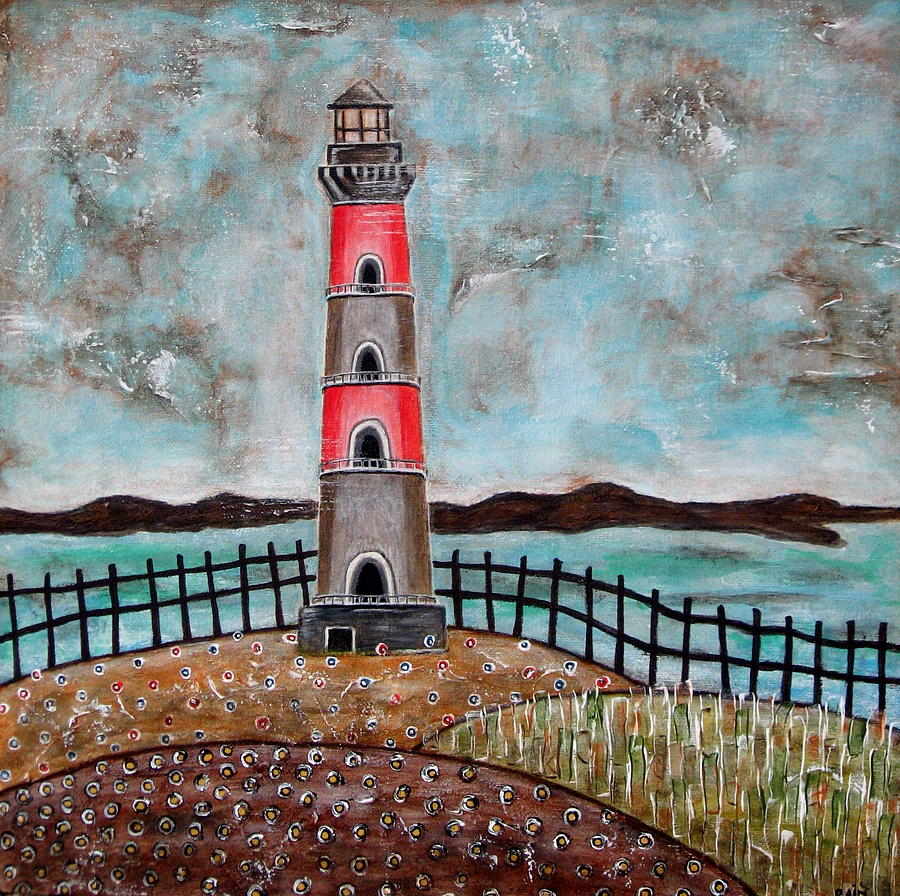 Light House Painting - Lighthouse by Rain Ririn