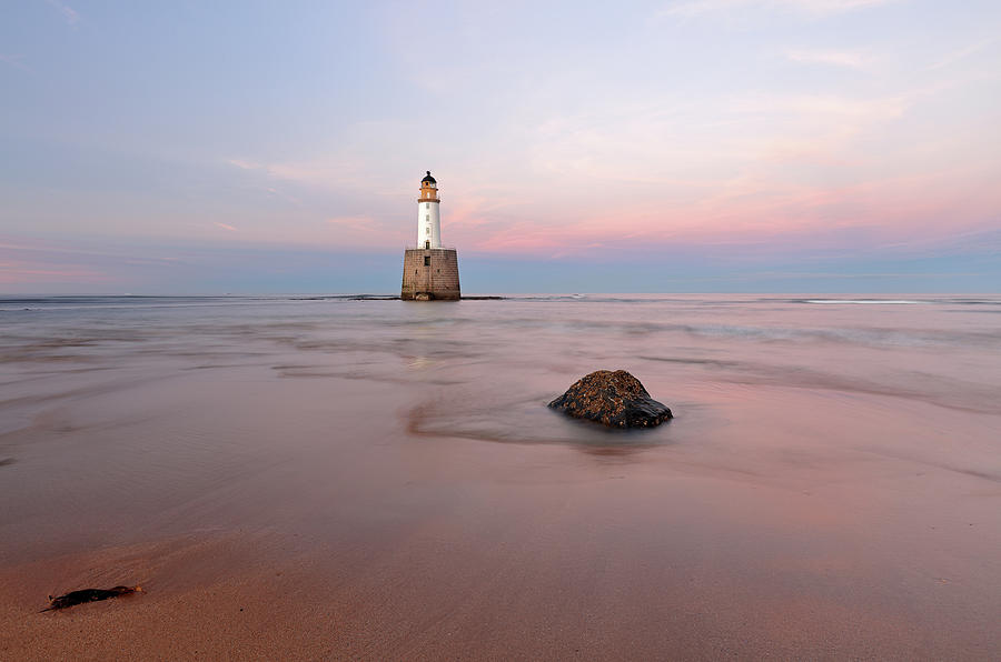 Lighthouse Sunset Rattray Head #2 Photograph by Grant Glendinning