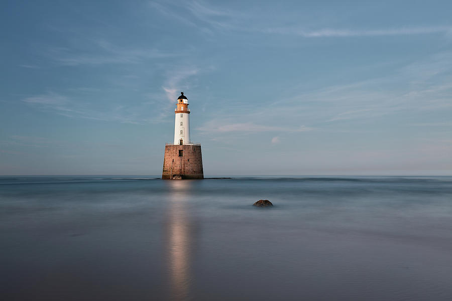 Lighthouse Twilight Photograph by Grant Glendinning