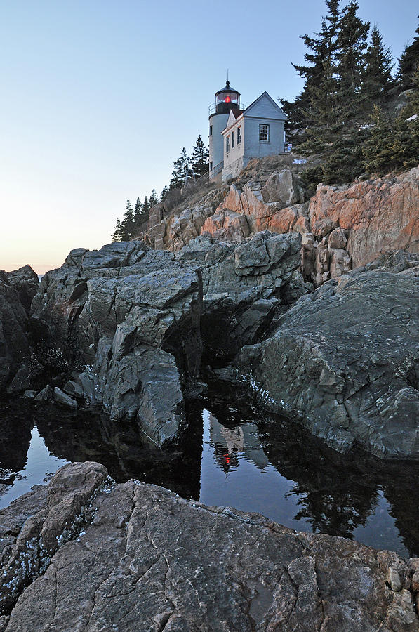 Lighthouse Reflection Photograph by Glenn Gordon
