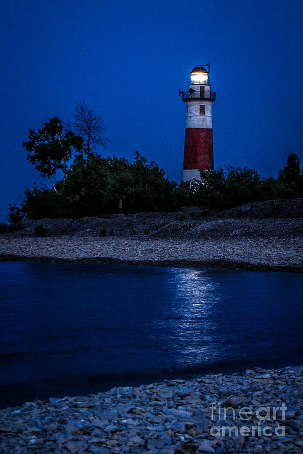 Lighthouse Reflection Photograph by Grace Grogan