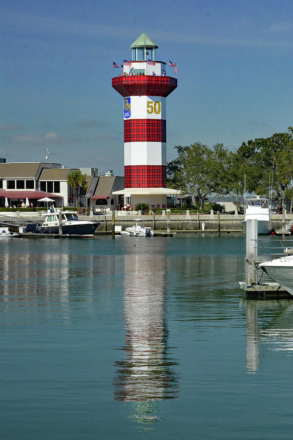 Lighthouse Reflection Photograph by Jerry Griffin