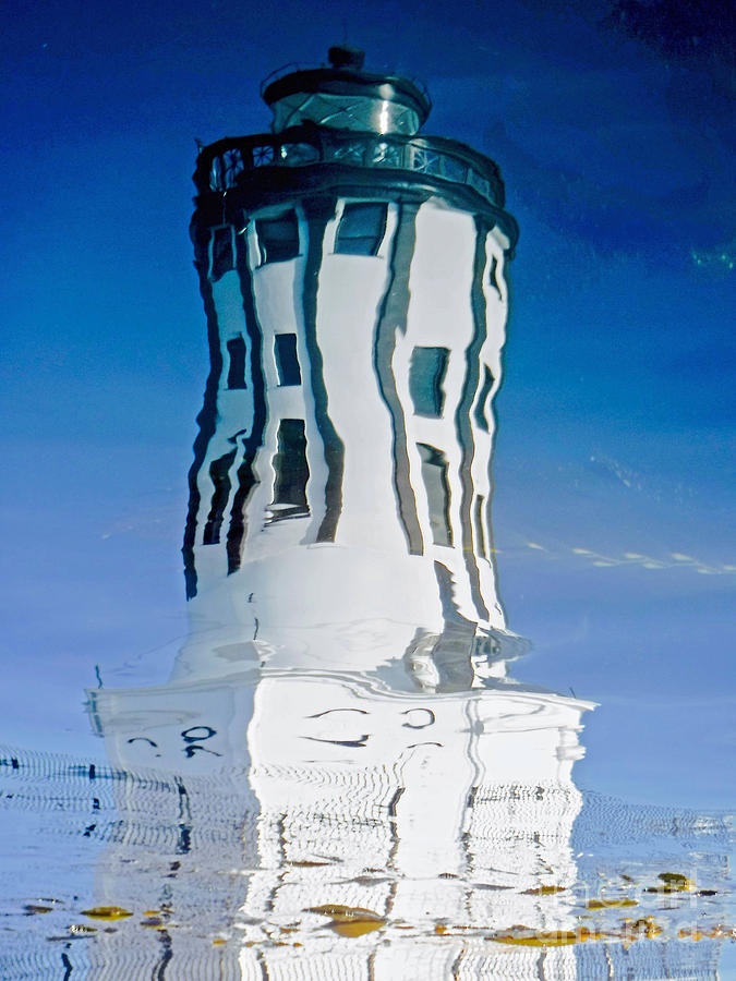 Lighthouse Reflection Photograph by Michael Cinnamond
