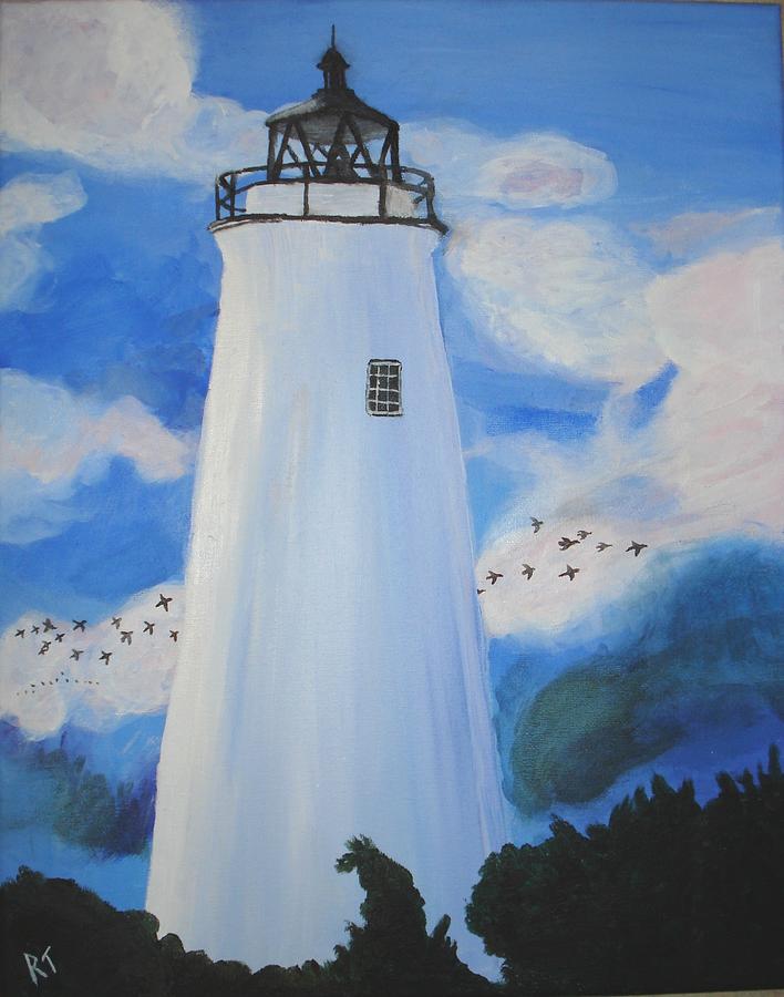 Lighthouse Painting by Rita Tortorelli