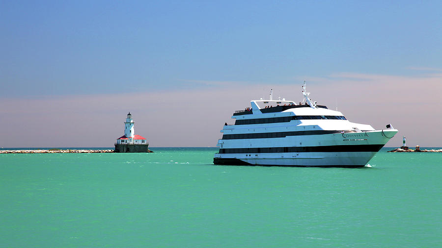 Lighthouse Ship Chicago Navy Pier by Patrick Malon Lighthouse Ship Chicago Navy Pier by Patrick Malon