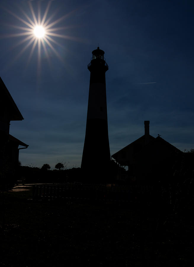 Architecture Photograph - Lighthouse Silhouette by Kim Hojnacki