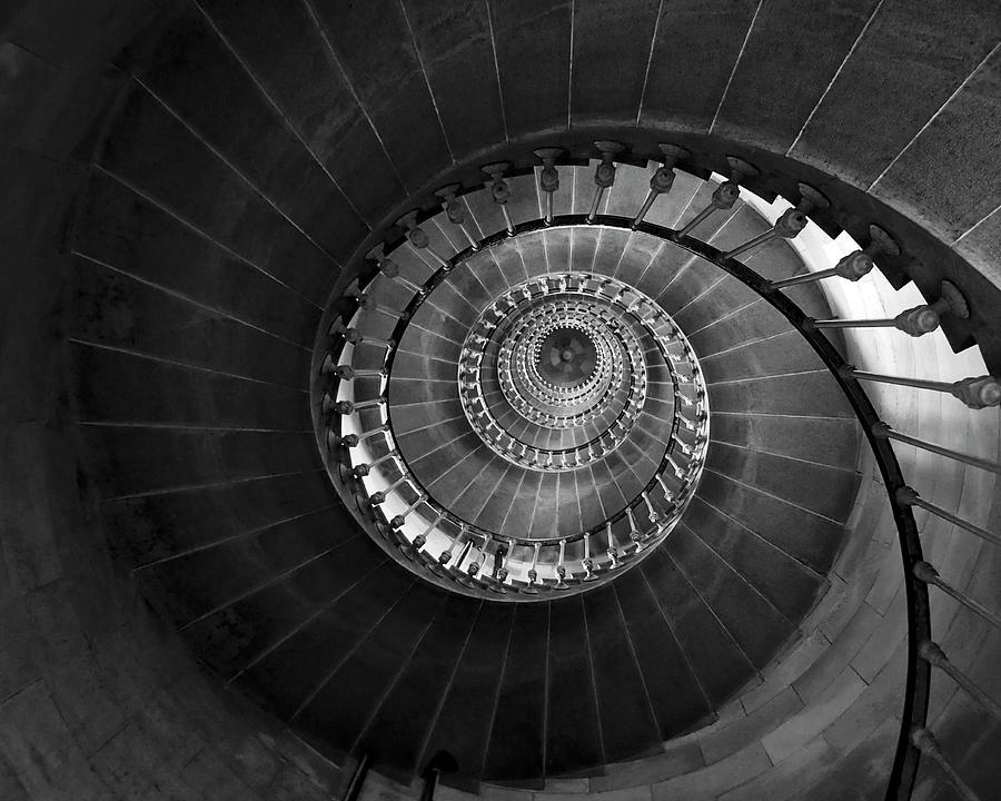 Lighthouse Spiral Staircase Photograph by Gigi Ebert