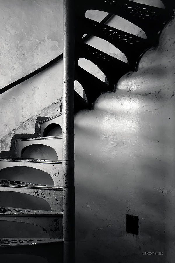 Lighthouse stairs 5 Photograph by Gregory Steele