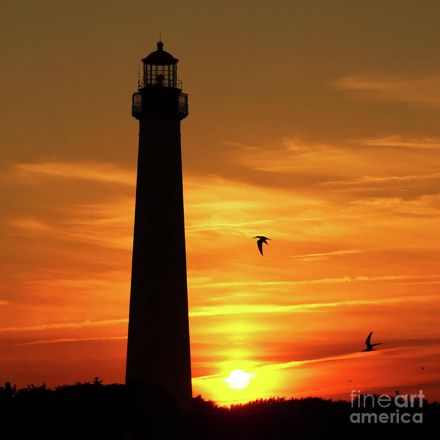 Lighthouse Sunset Photograph by Nick Zelinsky Jr