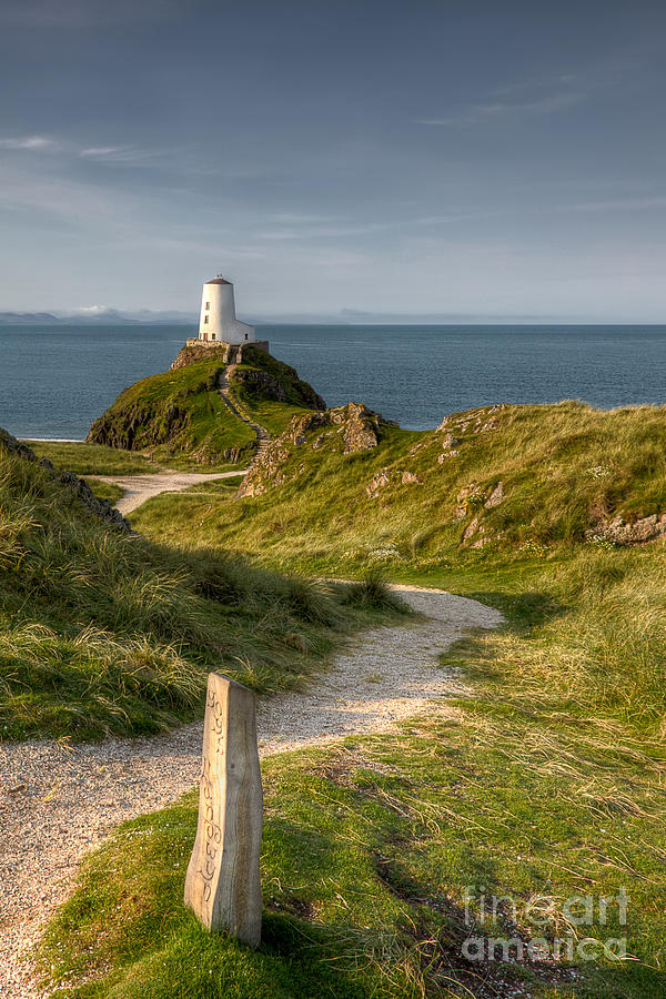 Architecture Photograph - Lighthouse Twr Mawr by Adrian Evans