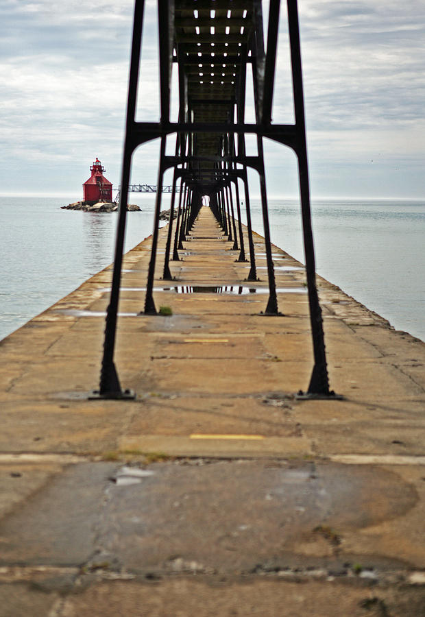 Door County Photograph - Lighthouse Walk by Ty Helbach Door County Photograph - Lighthouse Walk by Ty Helbach