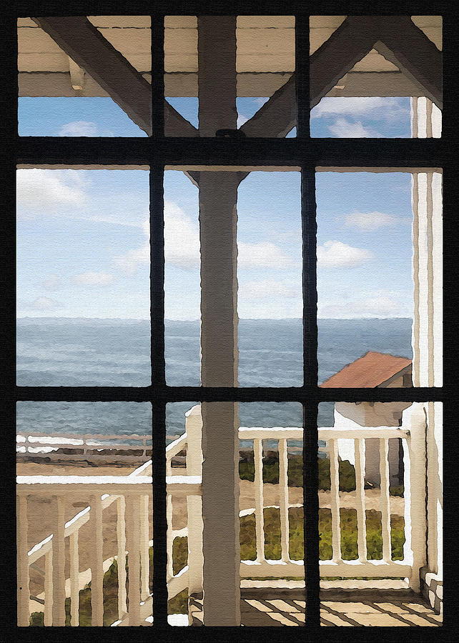 Lighthouse Window Photograph by Sharon Foster