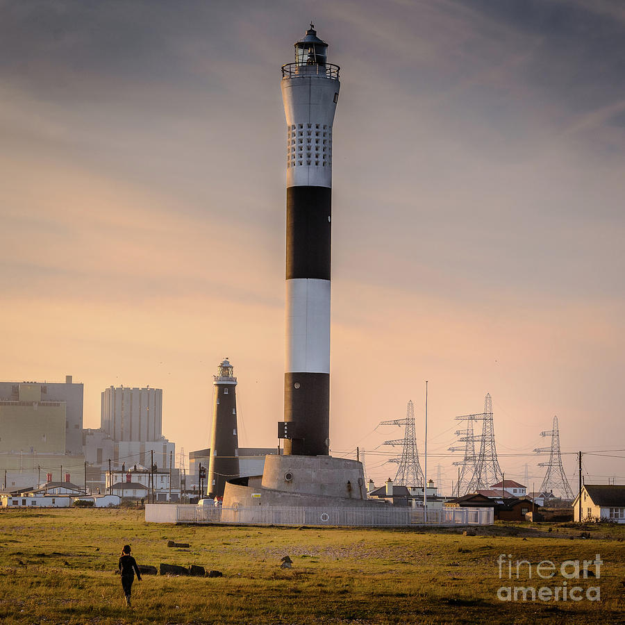 Lighthouses, Dungeness Beach Photograph by Perry Rodriguez