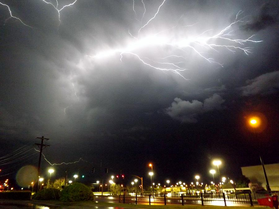 Lightning 1 Photograph by Richard Vanhoose - Fine Art America