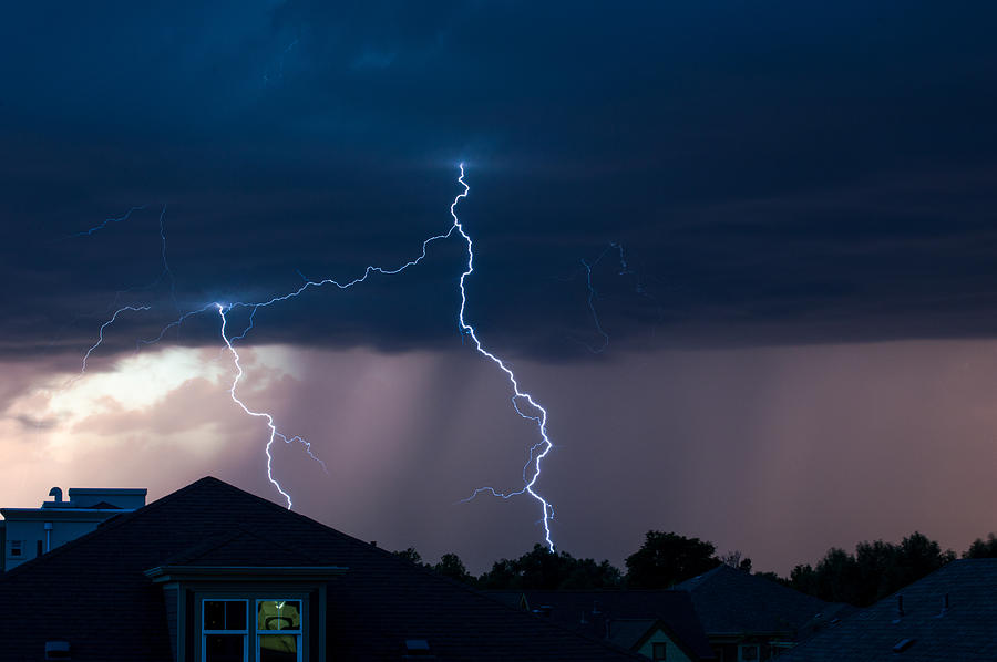 Lightning 2 Photograph by Stephen Holst