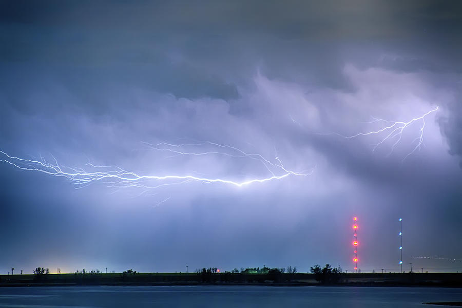 Lightning Bolting Across the Sky Photograph by James BO Insogna