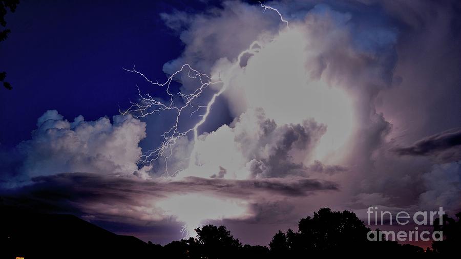 Lightning Burst Photograph by Jim Lapp - Fine Art America