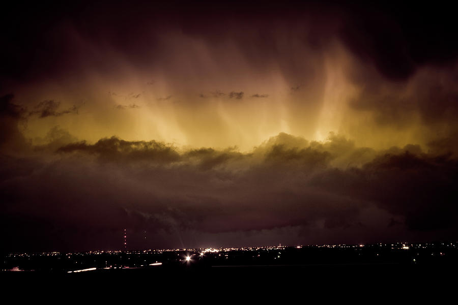 Lightning Cloud Burst Boulder County Colorado IM29 Photograph by James BO Insogna