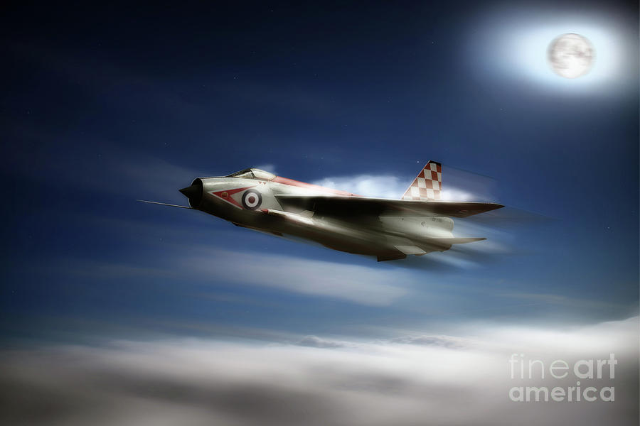 Lightning Digital Art - Lightning F.3 by Airpower Art
