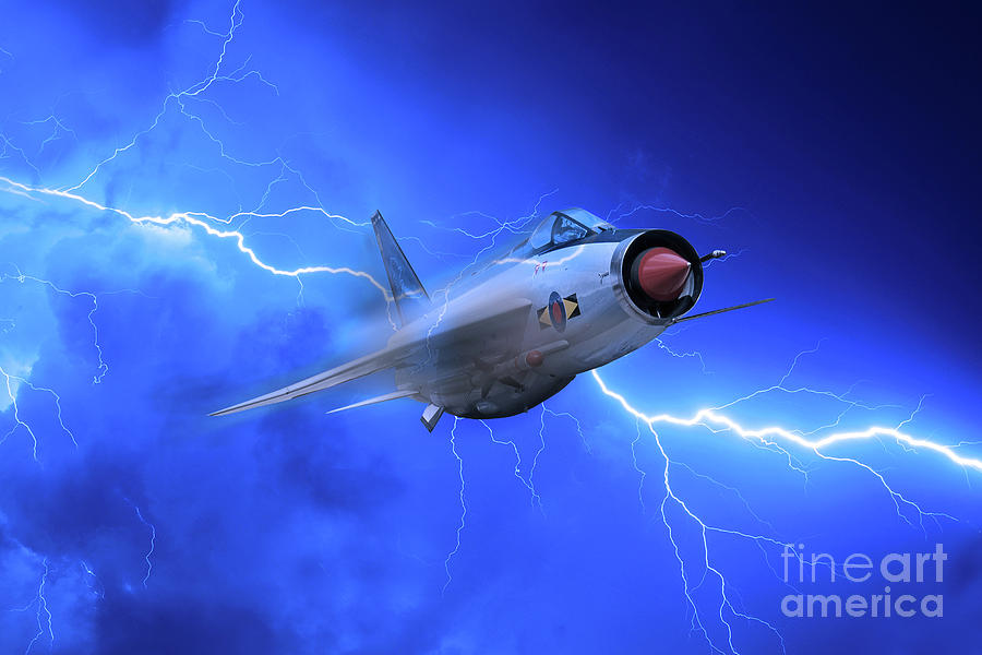 Lightning Force Digital Art by Airpower Art - Fine Art America