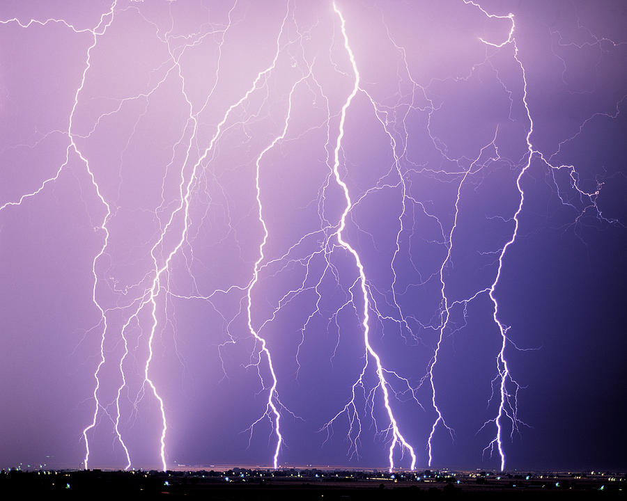 Lightning Photograph by Leland D Howard