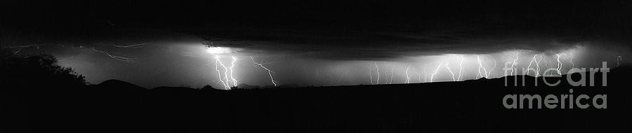 Lightning Mural-Signed-#016 Photograph by J L Woody Wooden