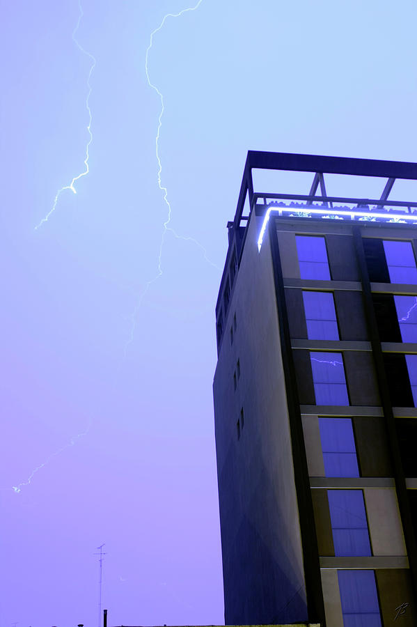 Lightning on Rivadavia 4 Photograph by Balanced Art