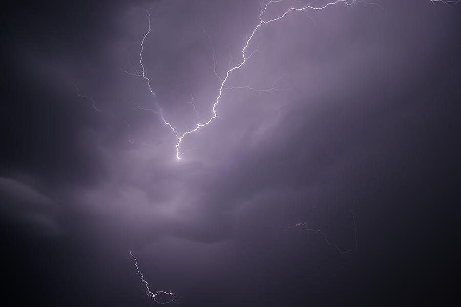 Lightning Overhead Photograph