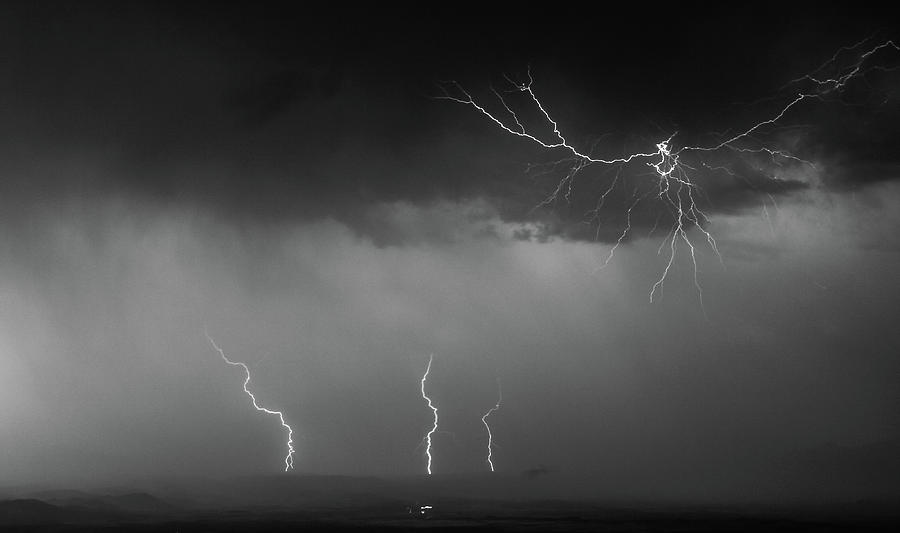 Lightning Phoenix Photograph by Jess Berry - Pixels