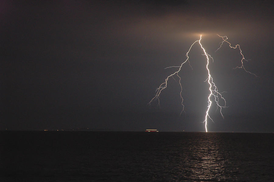 Lightning Photograph - Lightning by Rafael Figueroa