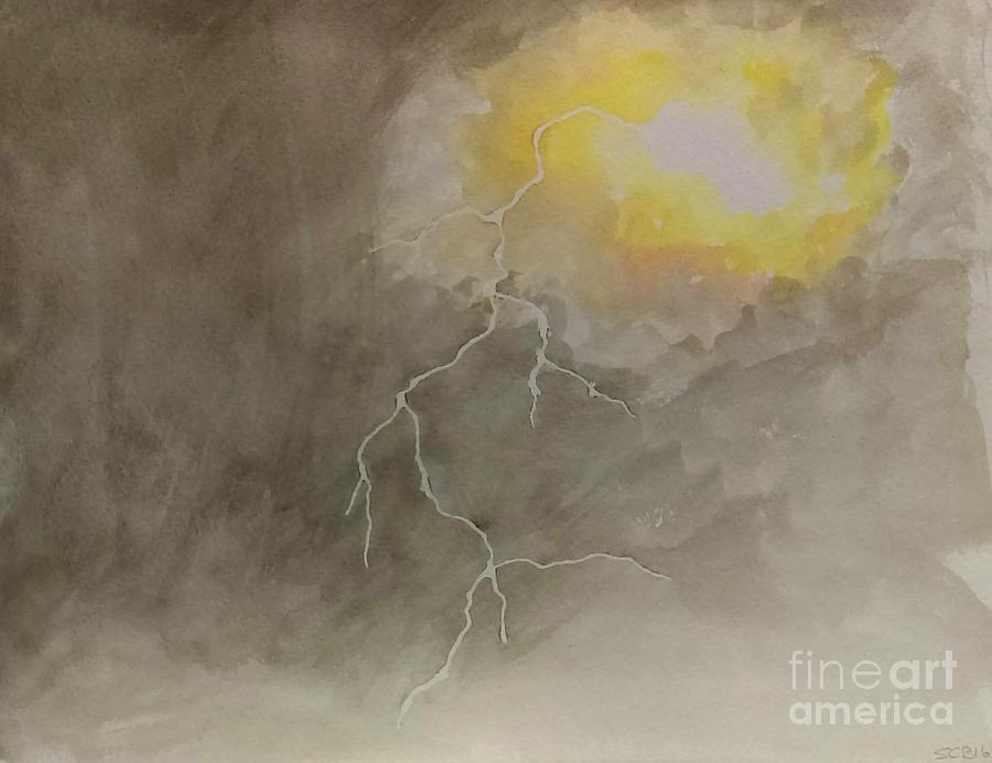 Summer Painting - Lightning by Stacy C Bottoms
