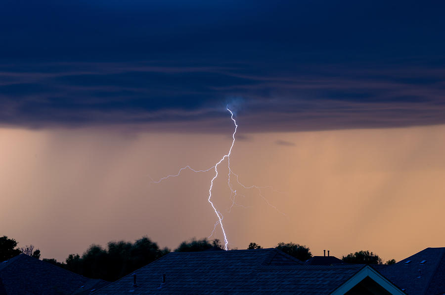 Lightning Photograph by Stephen Holst