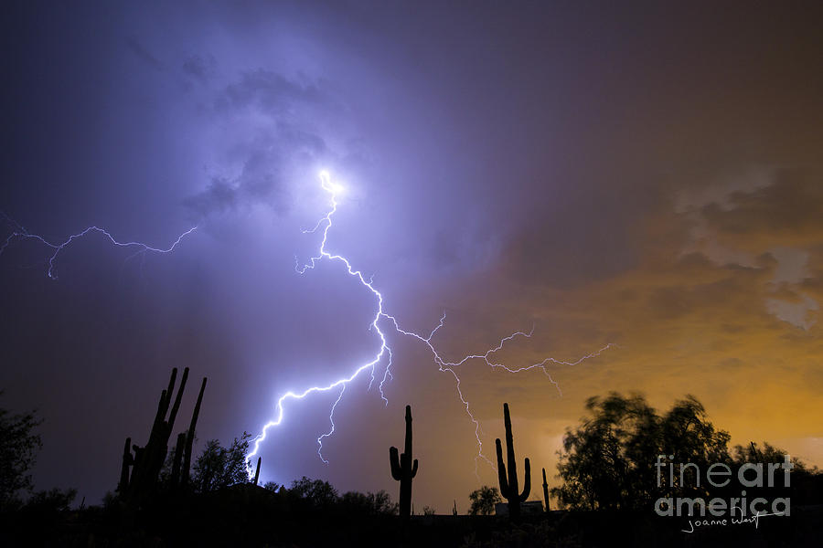 Lightning Storm Arizona Photograph by Joanne West