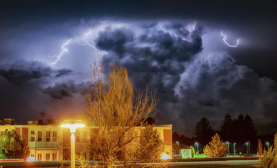 Lightning Storm Photograph by Cat Connor