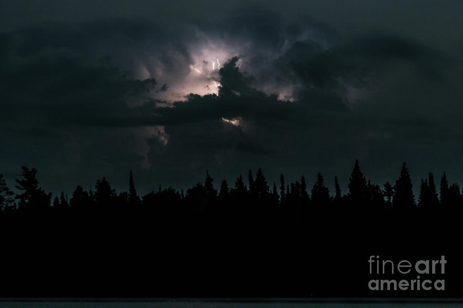 Lightning Storm Photograph by CJ Benson