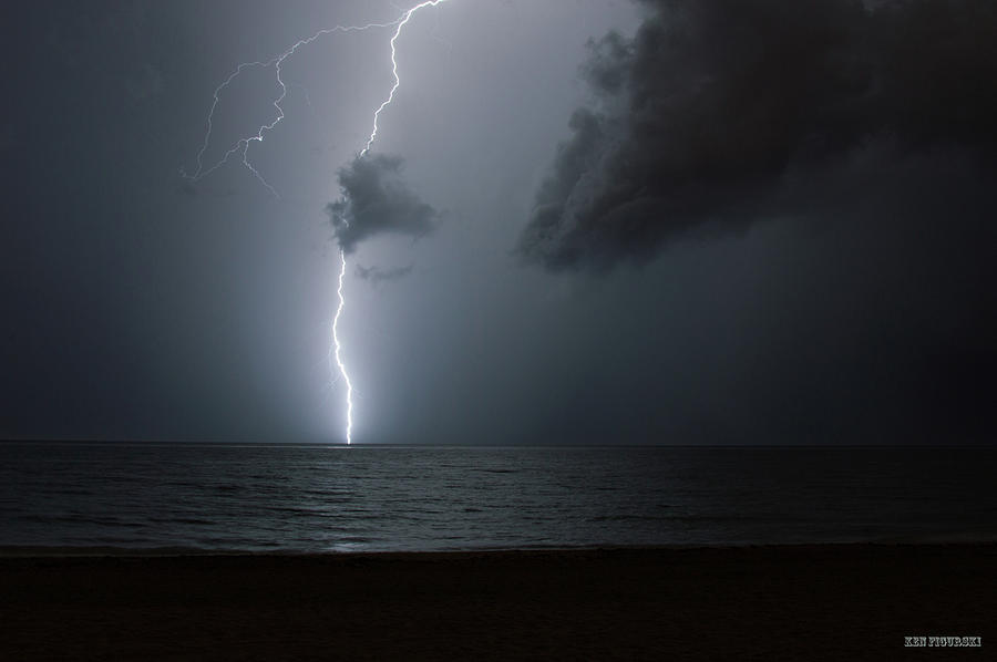 Lightning Storm In Delray Beach Florida 3 Photograph by Ken Figurski