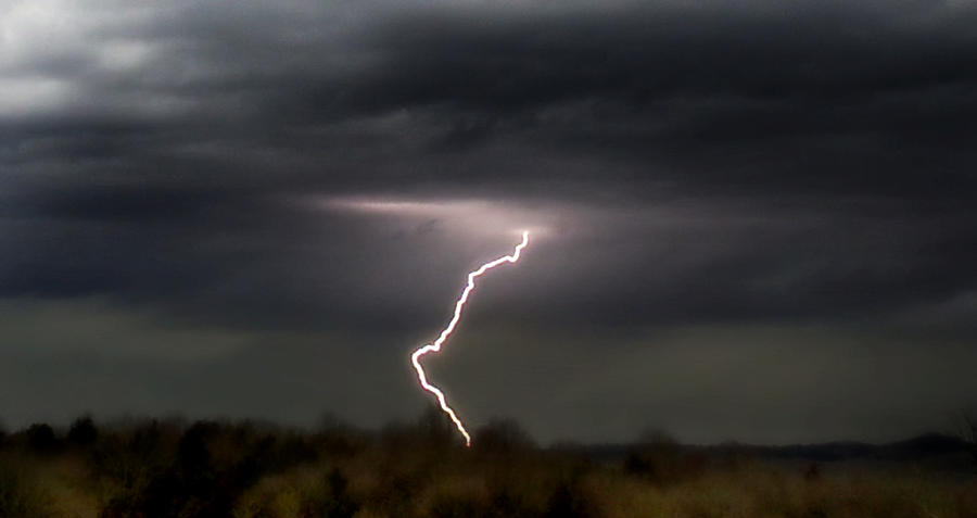 Lightning Strike Photograph by Ally White