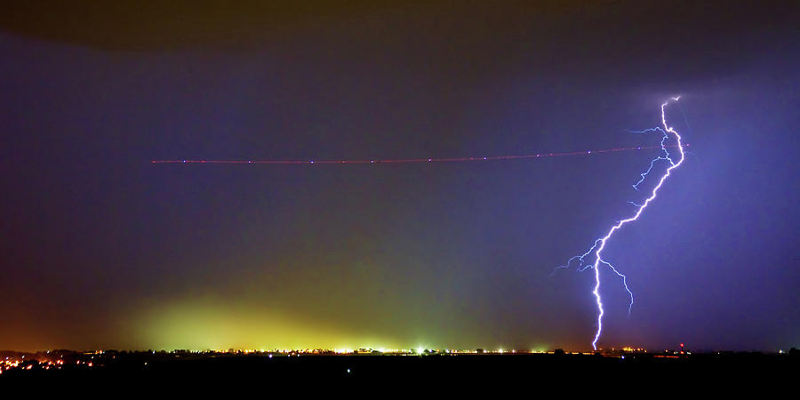 Lightning Strike Fly By Photograph by James BO Insogna