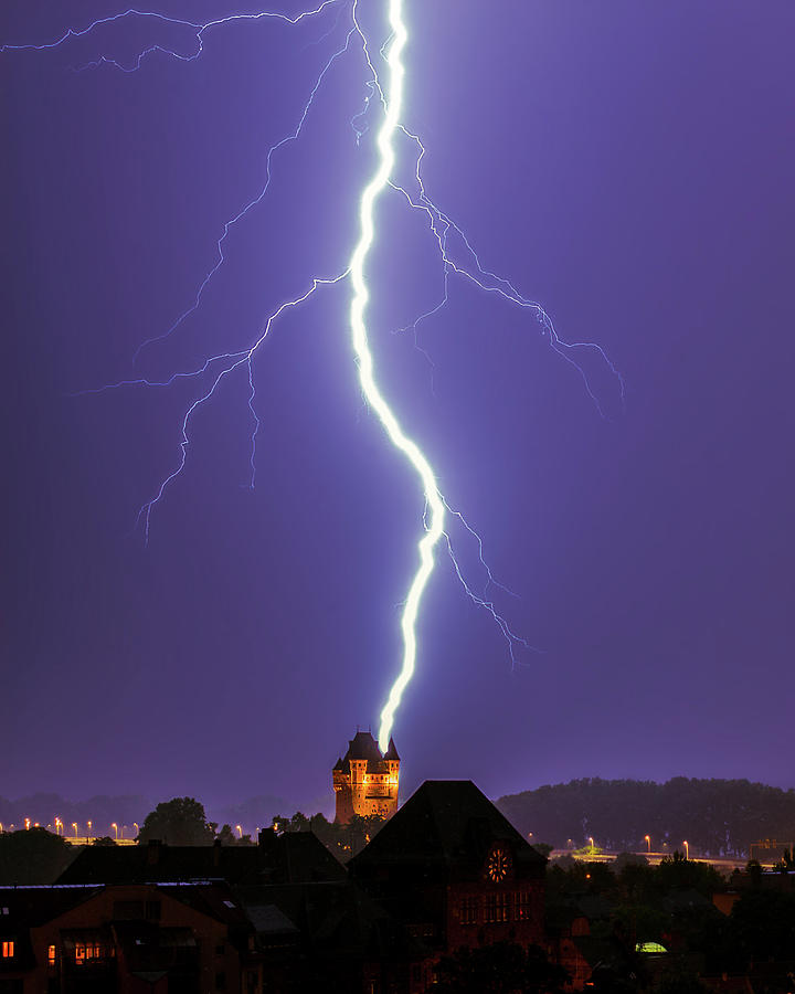 Lightning Strike Photograph by Marc Braner