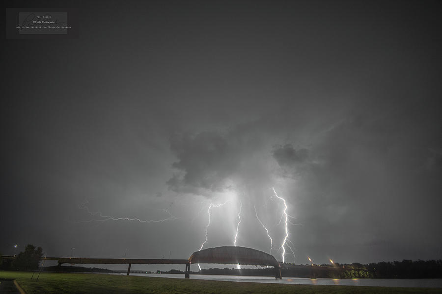Lightning Strikes Photograph by Paul Brooks