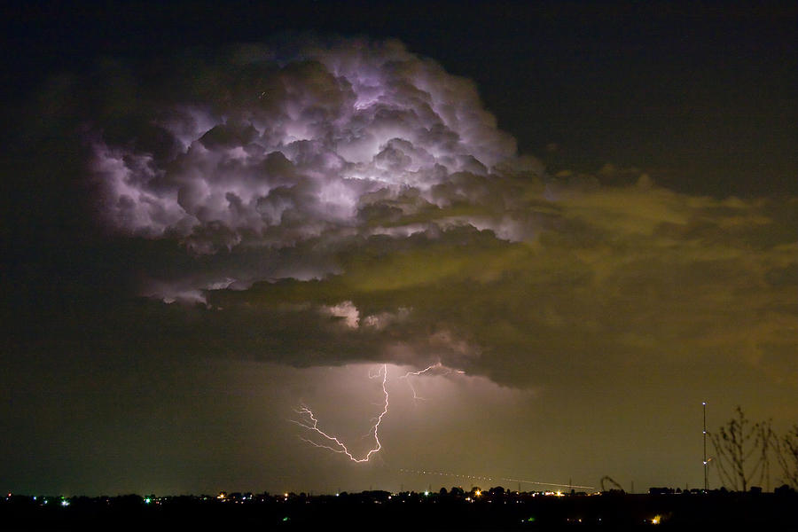 Lightning Thunderstorm with a Hook Photograph by James BO Insogna