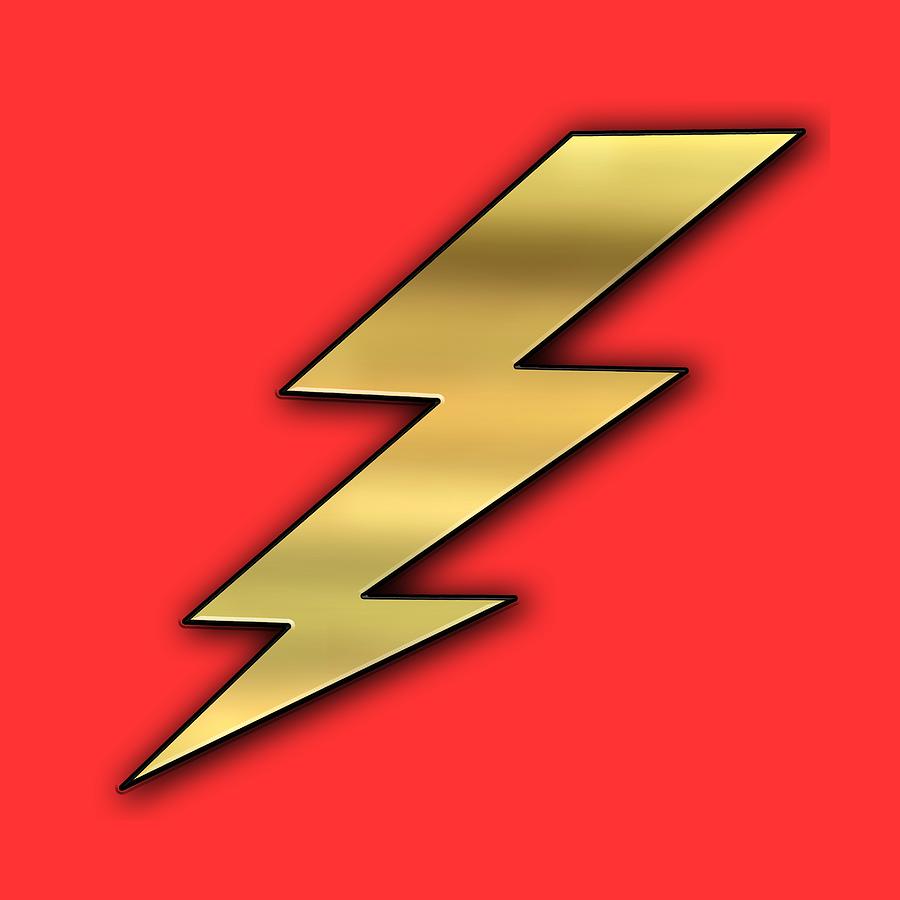 Captain Marvel Digital Art - Lightning Transparent by Chuck Staley