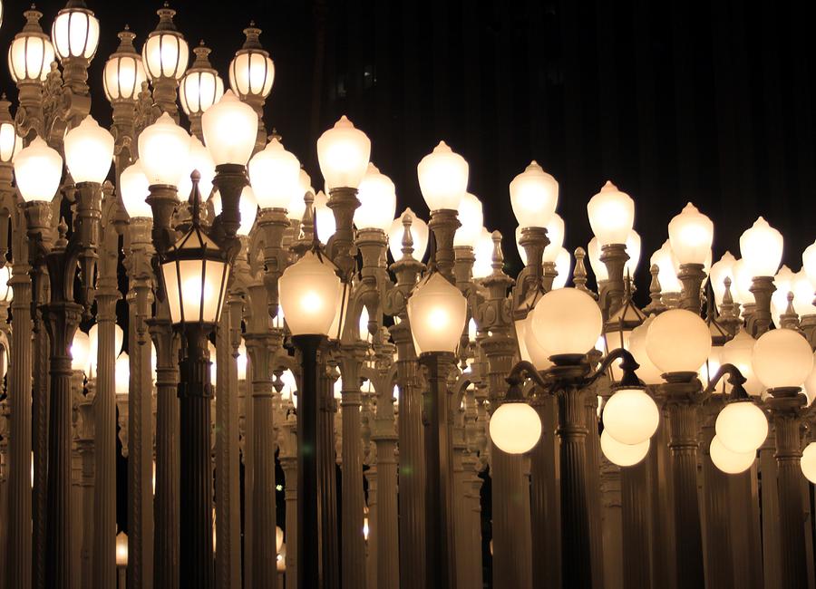 Lights at the LACMA LA County Museum of Art 0775 Photograph by Edward ...