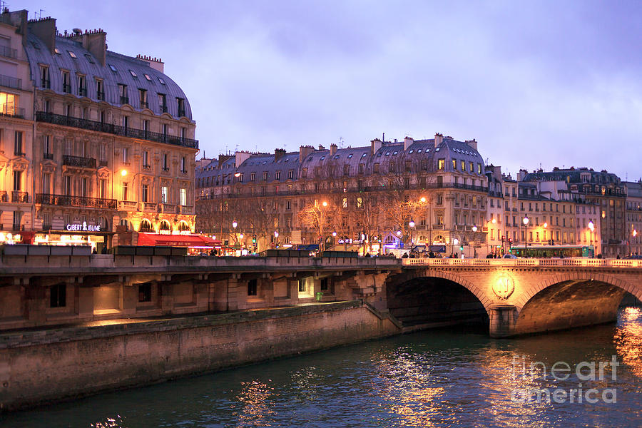 Lights In Paris Photograph by John Rizzuto