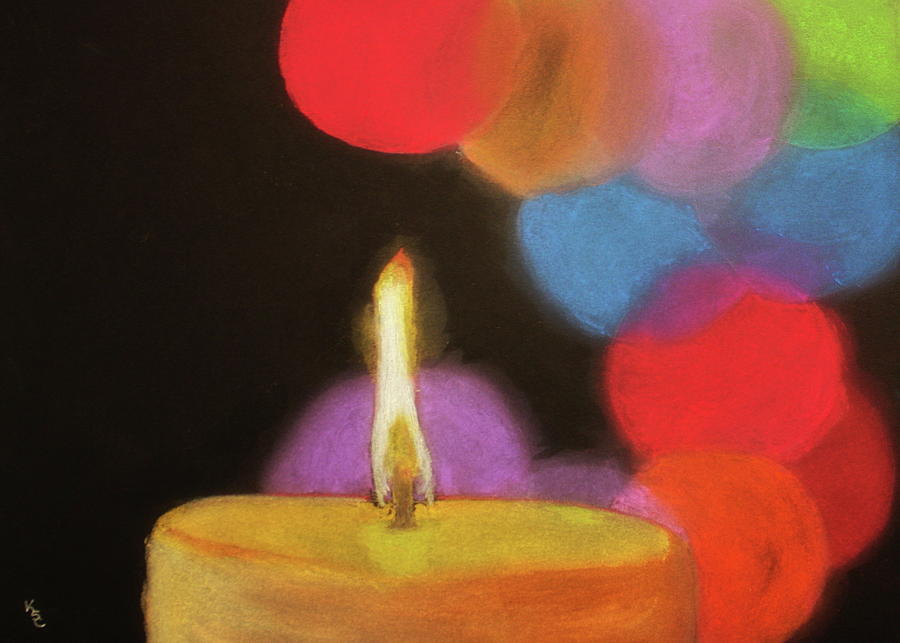 Lights Pastel by Kathy Crockett