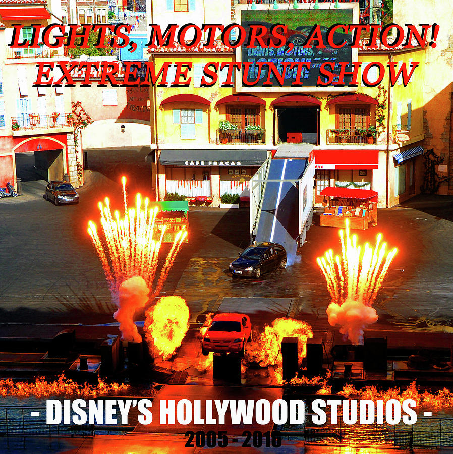 Lights, Motors, Action poster Photograph by David Lee Thompson