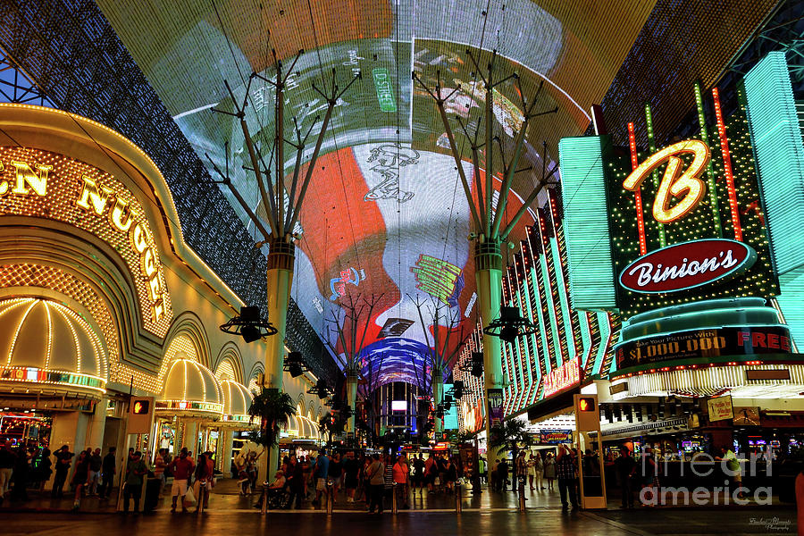 Las Vegas Photograph - Lights Of Fremont Street by Jennifer White